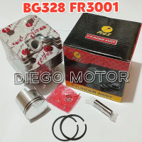 BG328 Pro 1 Cylinder Blok Komplit Mesin Potong Rumput 2tak 328 SthiL FR3001 Tanika Tasco Yamamoto dl