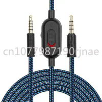 Suitable for Logitech GPRO X G233 G433 Gaming Headphone Cable, Tuning and Recording Cable, 2M Braided Cable