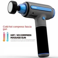 Massage Gun Electric Massager Hot and Cold Compress Handheld Fascial Gun Muscle Relaxation Relieve Muscle Soreness