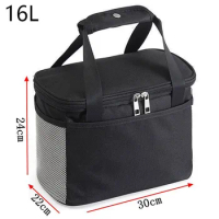 16L Cooler Bag Insulated Bag Outdoor Picnic Beach Thermal Bag Cooler Car Refrigerator Beer Thermal Box Insulated Bag 16L