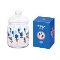 【ADERIA】日本製糖果罐 氣球 680ml 1入 昭和系列(儲物罐 玻璃罐 糖果罐)