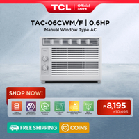 Brand new products TCL 0.6hp aircon window type manual-TAC-06CWM/F (R410a refrigerant, fast cooling,