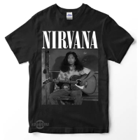 KAOS NIRVANA MANDRA Premium Tshirt nirvana x mandra main gitar kaos band grunge vintage rock n roll 