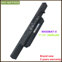 W650BAT-6 6-87-W650-4E Replacement Laptop Battery Suitable for Clevo W650 W650SC W650SH W650SJ W650SR W650SZ W670SJQ Hasee K610C