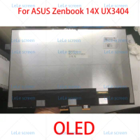 For ASUS Zenbook 14X UX3404 LCD Touch Screen OLED Display Assembly Matrix Panel Replacement QHD 40PING