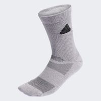 【滿額現折300】ADIDAS 襪子 運動襪 灰紫 黑刺繡LOGO 編織 中筒襪 長襪 (布魯克林) HP1576