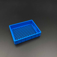 Mini 現貨 臻典藝術 1/12 長方形 塑膠籃 藍色