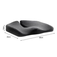 Durable Seat Cushion Memory Foam Seat Cushion for Office Chair Car Ergonomic Back Support for Back Pain Relief Non-slip for Home