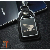 Rantai Kunci Motor, CK-05 HONDA, Kulit Tulen Gred Tinggi dan Bahan Logam, untuk Kereta Accessories C