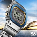 卡西歐 G-SHOCK GMW-B5000SS-2 藍金調太陽能電波錶