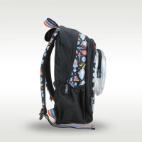 Australian Smiggle original hot-selling children's schoolbag cool boy backpack black astronaut school supplies 14 inches