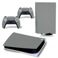 Grey color skin sticker for sony playstation5 ps5 #2981