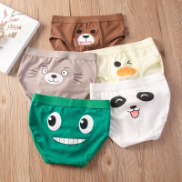 5pcs Cotton Boy Underwear Cartoon Dinosaur Chidren Briefs 3-12yrs Cute Innerwear
