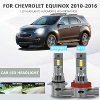 Đèn pha LED, 2 chiếc, CANbus, Dành cho Chevrolet Equinox 2010 2011 2012 2013 2014 2015 2016, 9005 HB