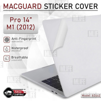 MLIFE - สติ๊กเกอร์ MacBook Pro 14 M1 A2442 ฟิล์มกันรอย สติ๊กเกอร์กันรอย เคส กระจก ฟิล์มหลัง สีใส แบบ