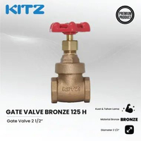 KITZ Gate Valve 2 1/2 Inch Bronze 125 H