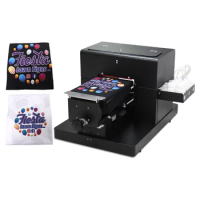 A4 DTG Printer A4 Flatbed Printer For T-shirt clothing A4 DTG Printer Multicolor A4 T shirt dtg Printing Machine