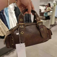 Beg Boling Vintaj - Dompet Terkawal Terkawal Unik Baharu untuk Wanita, Beg Bahu Gaya Bikers Edgy, To