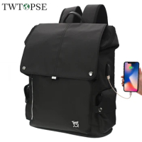 TWTOPSE Backpack M Bike Bag For Brompton Folding Bike Bicycle 3SIXTY Pikes Rain Cover Fit 3 Holes Dahon Tern Laptop Basket