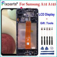 Tested Well For Samsung Galaxy A12 LCD Display Touch Screen Digitizer Assembly For Samsung A12 LCD A125 A125F Screen And Frame