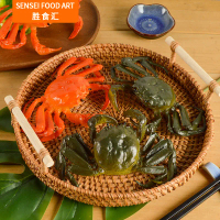 PVC Simulation Crab Props Creative Simulation Food Model Simulation Blue Crab Crab Play Food Funny P