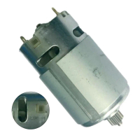 Motor RS550 12V DC dengan kotak gear berkecepatan dua tahap (12 gigi) dan tork tinggi untuk gerudi