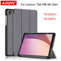 Smart Case For Lenovo Tab M8 4th Gen Tablet Protective Cover Shell For Lenovo tab m8 TB-300FU 8 Inch Flip Stand Cover Case Funda