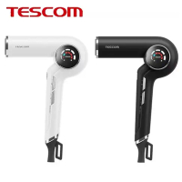 【TESCOM】沙龍級速乾修護離子吹風機 TD980ATW#黑色-黑色