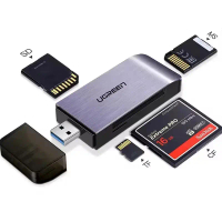 CM180 UGREEN Card Reader Portable USB 3.0 Multi Function 4 in 1 TF SD MS CF Card Reader Flash Memory
