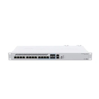 MikroTik Cloud Router Switch CRS312-4C+8XG-RM with 10G RJ45 Ethernet ports and SFP+