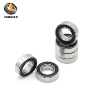 5PCS S607-2RS 7x19x6 mm High Quality Stainless Steel Rubber Sealed Deep Groove Ball bearing Shaft ABEC-7 607
