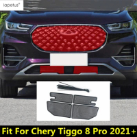 Car Front Insect Grill Mesh Net Insert Screening Protection Accessories Exterior Kit For Chery Tiggo 8 Pro 2021 2022