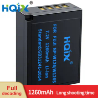 HQIX for Fujifilm XE3 XE1 X100F XA2 XT1 XT20 XT3 XE2S XE2 XA1 XM1 XA10 XA3 XT10 XT100 XA7 XA5 Camera NP-W126S Charger Battery