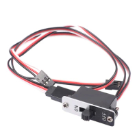 1Pc RC Switch On- Off with Spare Male Plug Heavy Duty w/FUTABA Connector Power Switch For RC Car RC Boat RC Plane 25cm