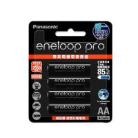 【Panasonic 國際牌】黑鑽款 eneloop PRO 3號2550mAh 低自放充電電池 BK-3HCCE-12顆入