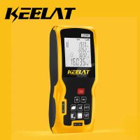 New Arrivals KEELAT Laser Rangefinder 100M LCD Laser Distance Ruler Range Finder Measurement Tool