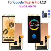 Original AMOLED For Google Pixel 6 Pro Pixel6 Pro GLUOG, G8VOU Lcd Display Pantalla Touch Screen Digitizer Assembly Replacement