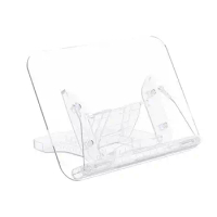 Book Stand For Reading Acrylic Transparent Stand Holder For Reading Adjustable Support Supplies For Ereader Tablet Book And