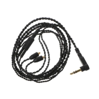 3.5mm MMCX Cable Cords for Shure SE215 SE315 SE535 SE846 Earphones Tangle-free Audio Devices Wires Light-weight Wire