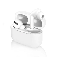 【General】AirPods Pro 保護套 保護殼 無線藍牙耳機充電矽膠收納盒- 白