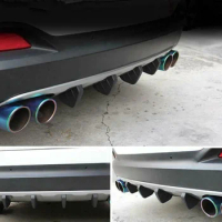 4pc 2021 Universal Car Rear bumper decorative rear spoiler accessories for Toyota RAV4 COROLLA Yaris COROLLA VIOS LAND CRUISE