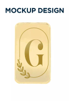 CEBUANA LHUILLIER JEWELRY Cebuana Lhuillier 18K Gold Bar - Customized Letters/Initials (G)