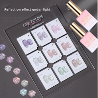 Vendeeni 9 Color Sparkling Chips Diamond Gel Nail Polish Glitter UV Soak Off Gel Varnish With Reflective Effect Nail Gel Lacquer