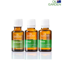即期品【澳洲OiL GARDEN】100%單方純精油25ml(澳悠園TGA認證尤加利桉樹/甜橙/檸檬)