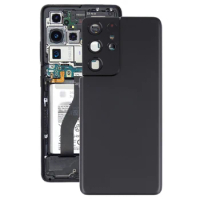 For Samsung Galaxy S21 Ultra 5G Battery Back Cover with Camera Lens Cover