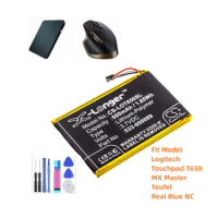 Remote Control Battery For Logitech Touchpad T650 MX Master Teufel Real Blue NC 1506 533-000088 HB303450 500mAh / 1.85Wh