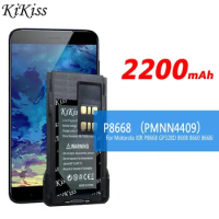 KiKiss High Capacity Battery 2200mAh for Motorola PMNN4424 PMNN4448 PMNN4493 for XIR P8668 GP328D 8608 8660 8668i Batteries