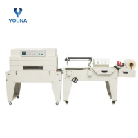 Manual L Sealer POF PVC Film Shrink Tunnel Wrapping Machine For Books Mobile Toys Tools Tableware