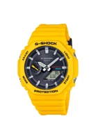 CASIO 卡西歐 G-Shock 黃色樹脂錶帶男士手錶 GA-B2100C-9ADR-P