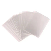 50pcs Korea Card Sleeves Clear Acid Free Photocard Holographic Protector Film Album Binder Photo Popcorn Card